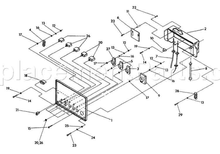 Page A Diagram and Parts List for 9780-1  Briggs and Stratton Generator